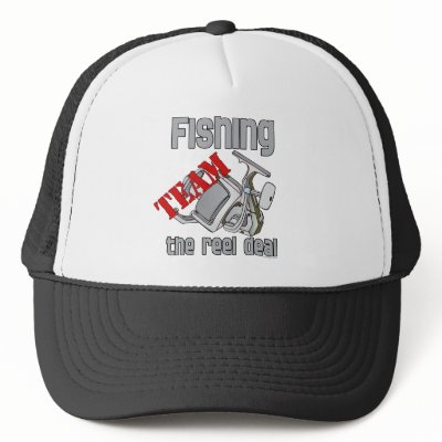 Fishing Team Fishing  The Reel Deal Mesh Hats by UTeezFishing