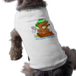 Fishing Teddy Bear Pet Tshirt