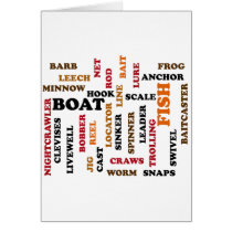 Fishing Terms Coloured Ltrs