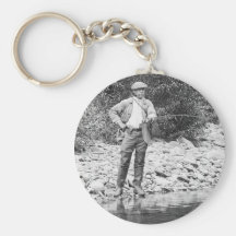 Fishing the Catskills, 1890s Key Chains