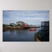 Fishing Village Traps 2 Print