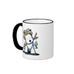 Fishing Westie Dog Mug