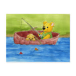 Fishing WIth Dad Postcard