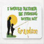 Fishing With Grandson Mouse Pads
