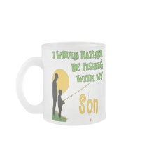 Fishing With Son Coffee Mug