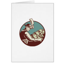 Fishmonger Butcher Knife and Fish Cards