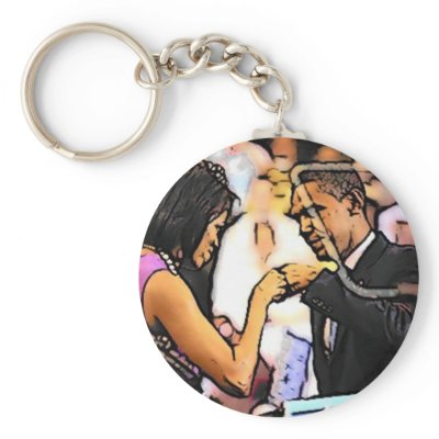 Fist Bump Keychain by ObamaRama