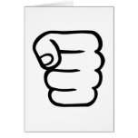 Fist Greeting Cards