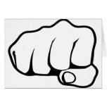 Fist Greeting Card