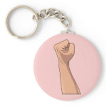 Fist Clenched Hand Sign Gesture Key Chains