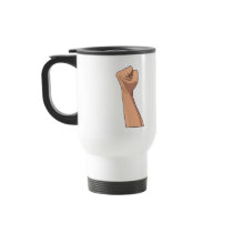 Fist Clenched Hand Sign Gesture Coffee Mug