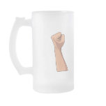 Fist Clenched Hand Sign Gesture Mug