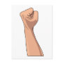 Fist Clenched Hand Sign Gesture Postcards