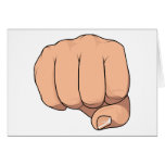 Fist Closed Hand Sign Gesture Cards