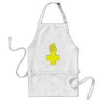 Fist Cross Anarchy Symbol Anarchist Anarchism Apron