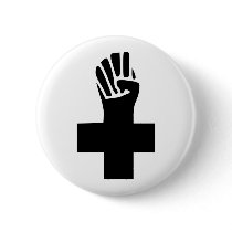 Fist Cross Anarchy Symbol Anarchist Anarchism