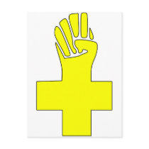 Fist Cross Anarchy Symbol Anarchist Anarchism