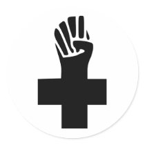 Fist Cross Anarchy Symbol Anarchist Anarchism