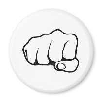 Fist Refrigerator Magnet
