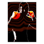 fists of fire. greeting card