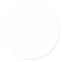 FistsBlack Round Stickers