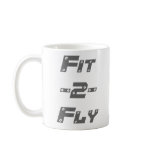 Fit 2 Fly Mug Double Logo