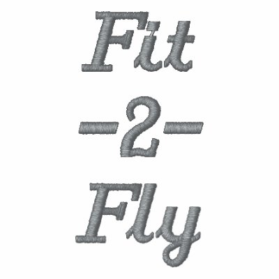 Fit 2 Fly Small Logo embroidered Embroidered Polo Shirt by Fit2Fly