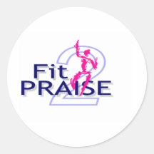 Fit 2 Praise Sticker