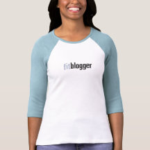"FitBlogger" 3/4 sleeve Raglan tee