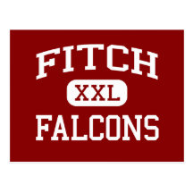 Fitch - Falcons - High School - Groton Connecticut Postcard