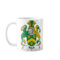 Fitch Family Crest Mug