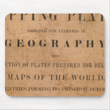 Fitch's mapping plates mousepad