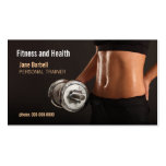 fitness and health business card