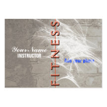 Fitness Blank - Business-, Schedule Card Business Card Template