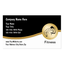 Fitness Business Cards