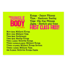 Fitness Cards Business Card