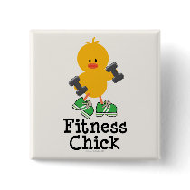 Fitness Chick Button