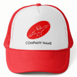 Fitness Customizable Hat - Red