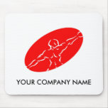 Fitness Customizable Mousepad - Red