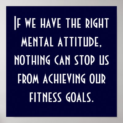 Fitness Goals Print by Power2BThin