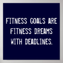Fitness Goals Posters
