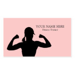 Fitness Instructor Business Card Template business cards