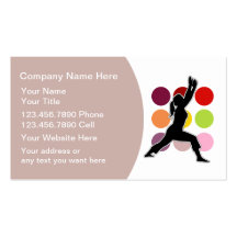Fitness Instructor Business Cards
