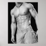 Fitness Model In Shorts Poster
