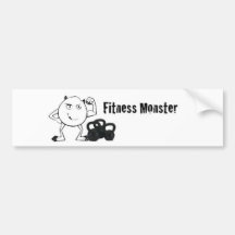 Fitness Monster bumper sticker