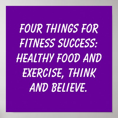 Fitness Quotes Print by Power2BThin