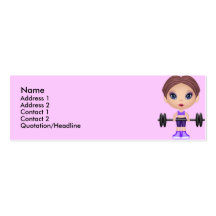 fitnessbuddie, Name, Business Card Template