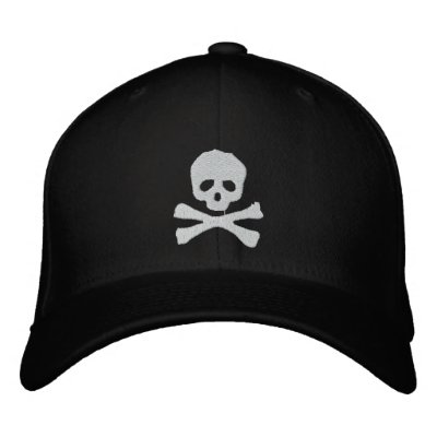 Fitted Skull and Crossbones Pirate by graficallyminded