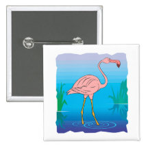 Fitzgerald Flamingo Pin
