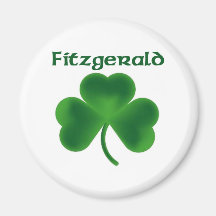 Fitzgerald Shamrock Magnets